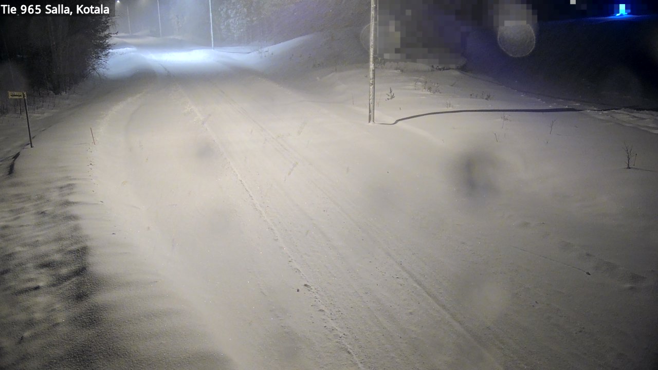Weather Camera Image Väg 965 Salla, Kotala, Salla, Lappi