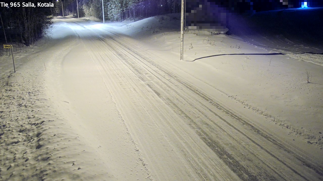 Weather Camera Image Väg 965 Salla, Kotala, Salla, Lappi