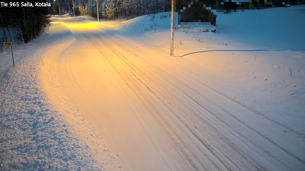 Weather Camera Image Väg 965 Salla, Kotala, Salla, Lappi