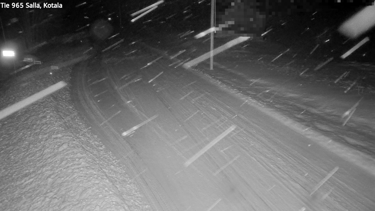 Weather Camera Image Väg 965 Salla, Kotala, Salla, Lappi