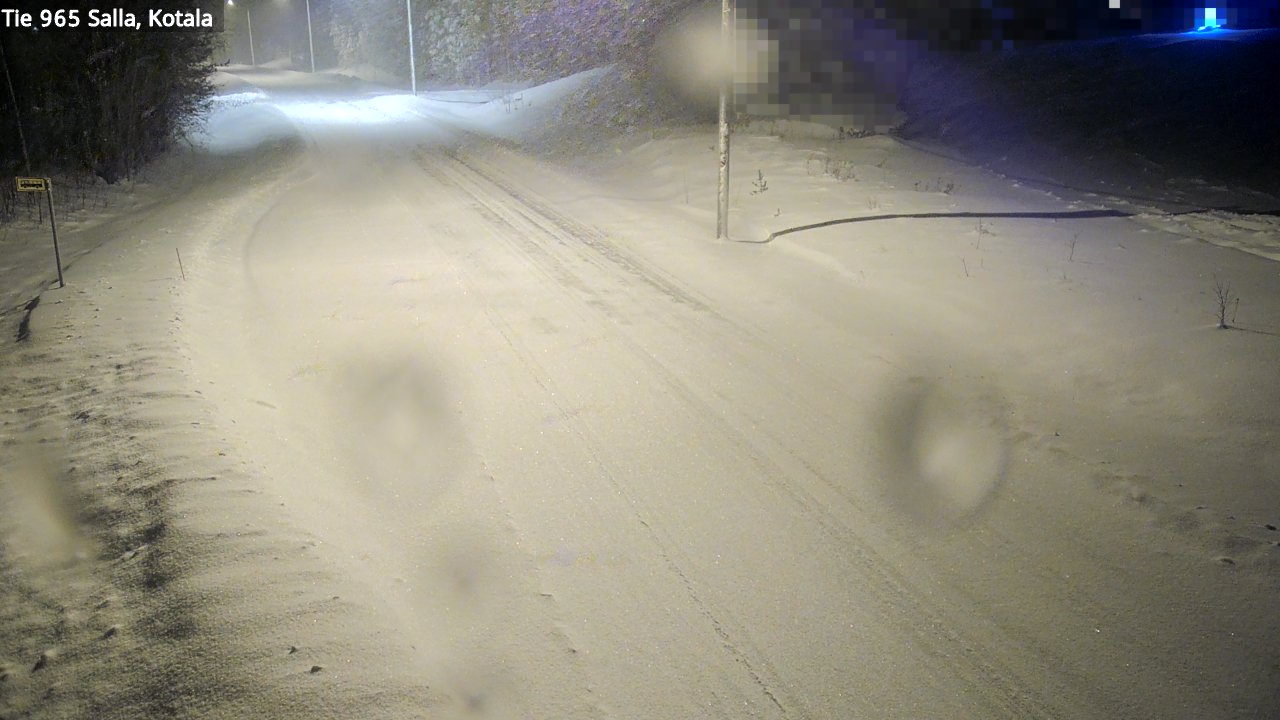 Weather Camera Image Väg 965 Salla, Kotala, Salla, Lappi