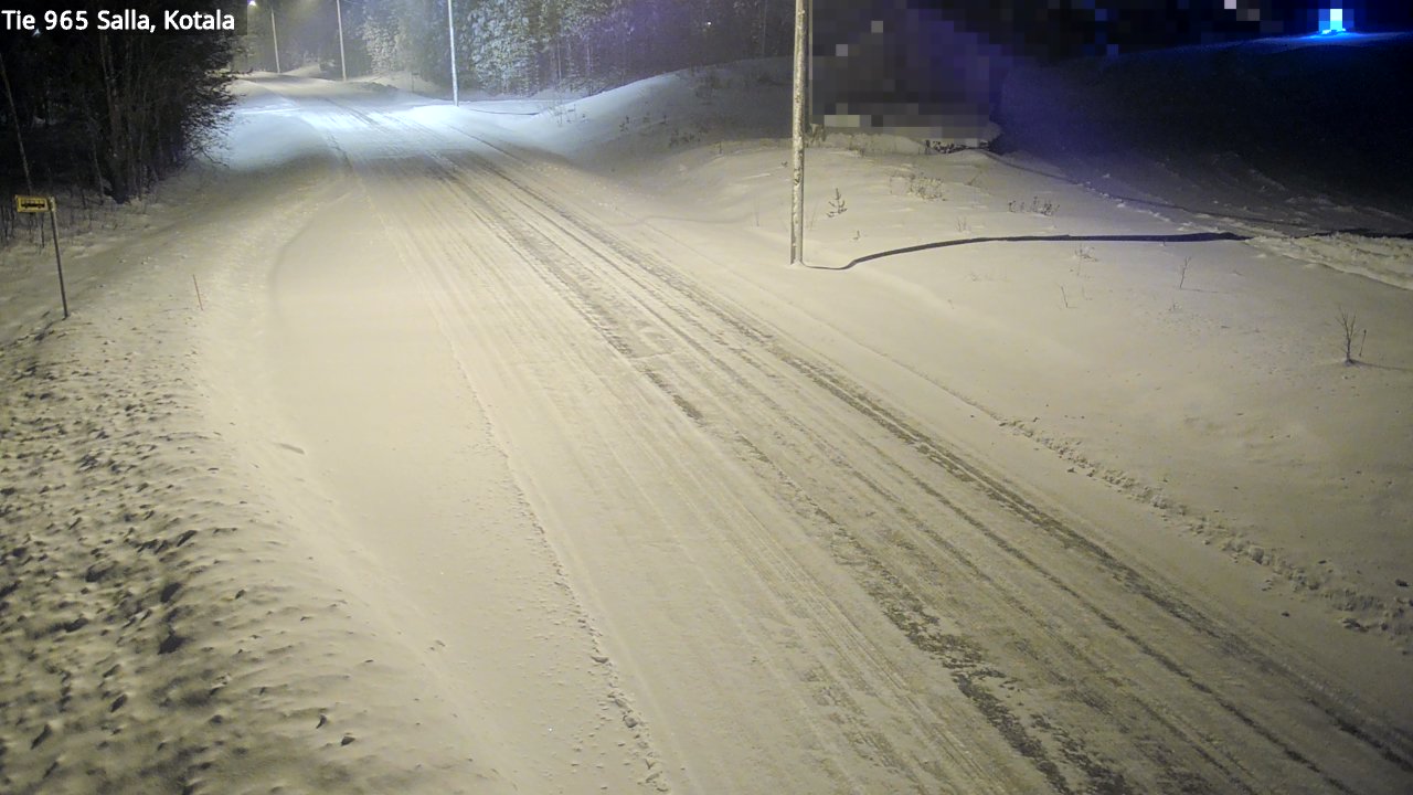 Weather Camera Image Väg 965 Salla, Kotala, Salla, Lappi