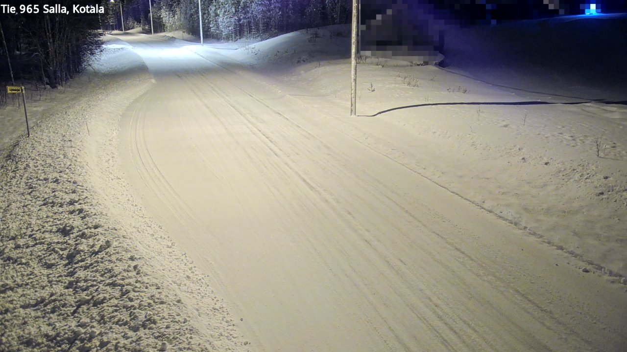 Weather Camera Image Väg 965 Salla, Kotala, Salla, Lappi