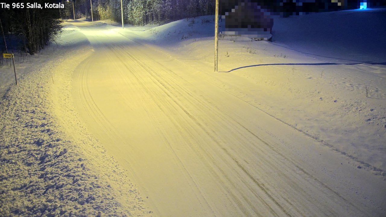 Weather Camera Image Väg 965 Salla, Kotala, Salla, Lappi