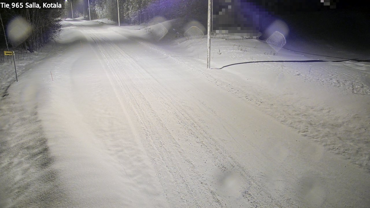 Weather Camera Image Väg 965 Salla, Kotala, Salla, Lappi
