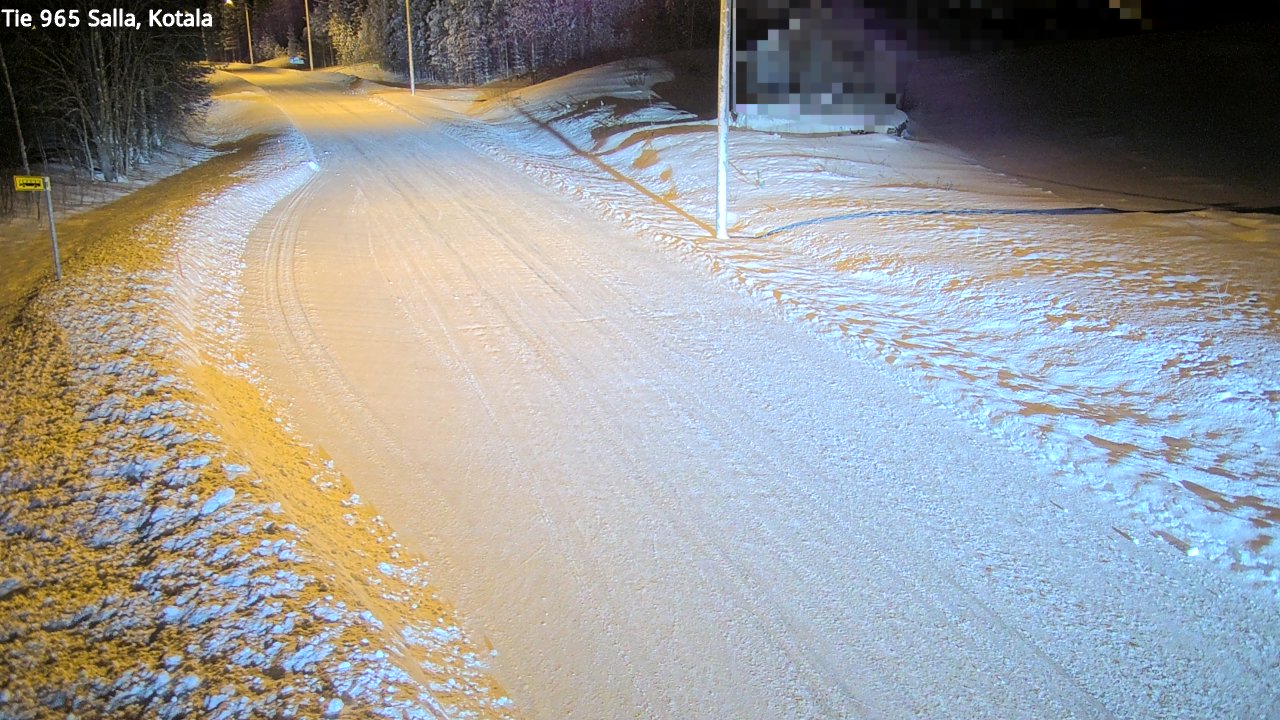 Weather Camera Image Väg 965 Salla, Kotala, Salla, Lappi