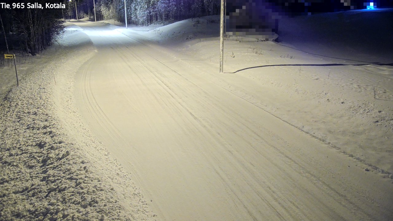 Weather Camera Image Väg 965 Salla, Kotala, Salla, Lappi