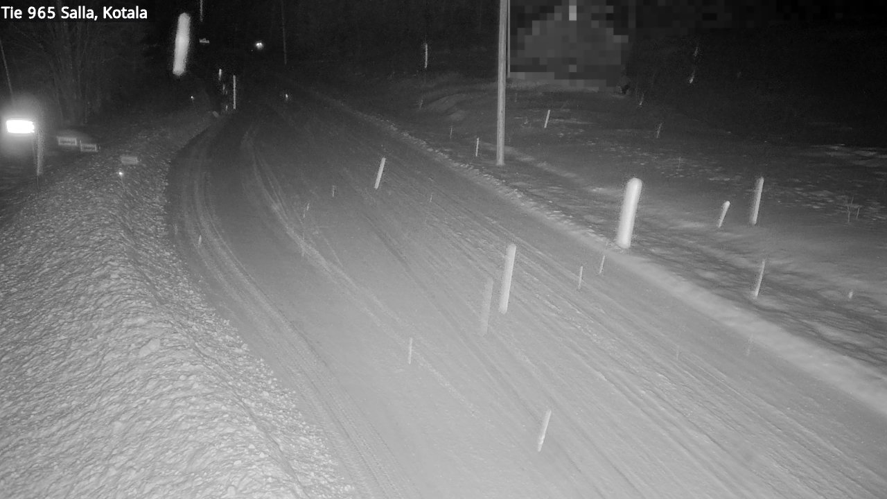 Weather Camera Image Väg 965 Salla, Kotala, Salla, Lappi