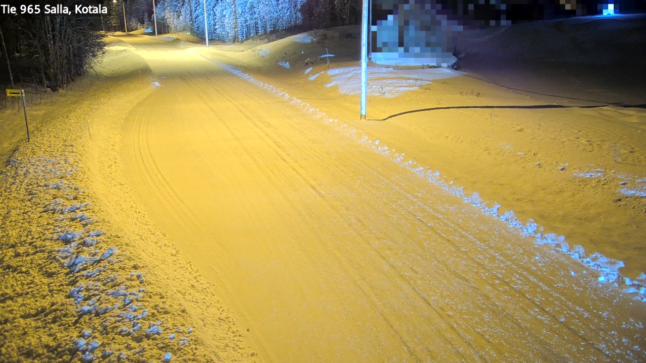 Weather Camera Image Väg 965 Salla, Kotala, Salla, Lappi