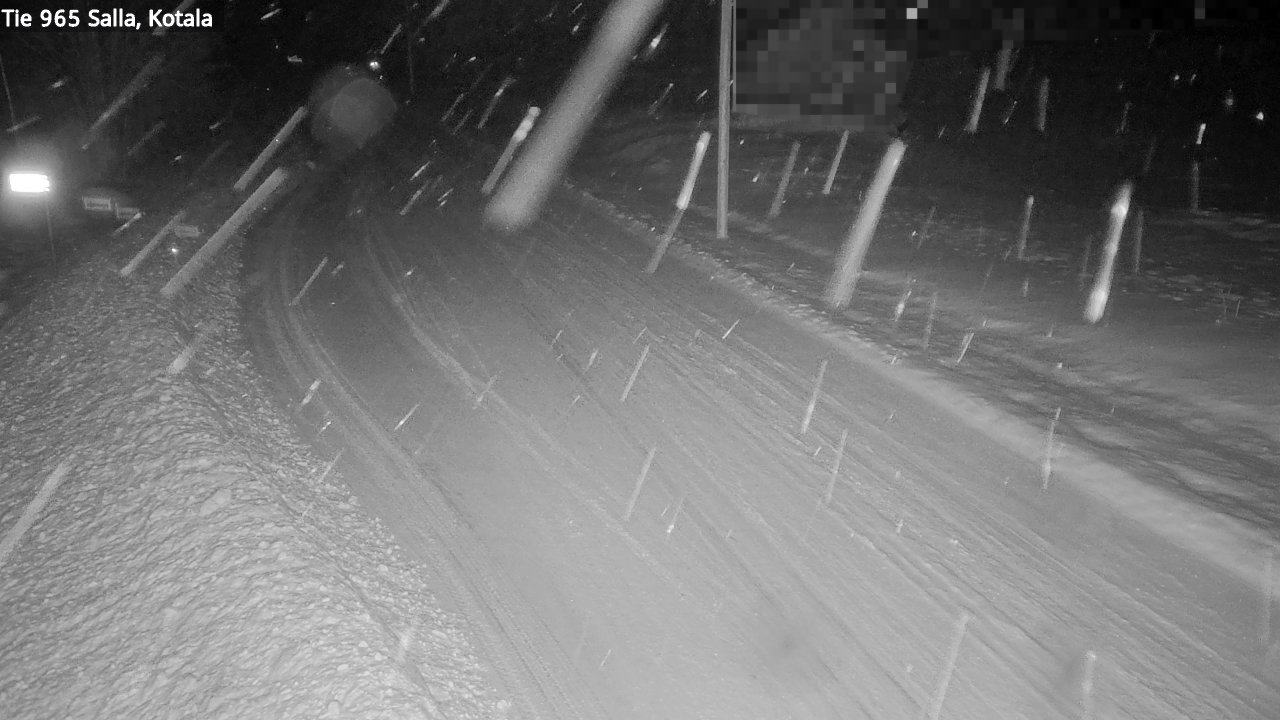 Weather Camera Image Väg 965 Salla, Kotala, Salla, Lappi