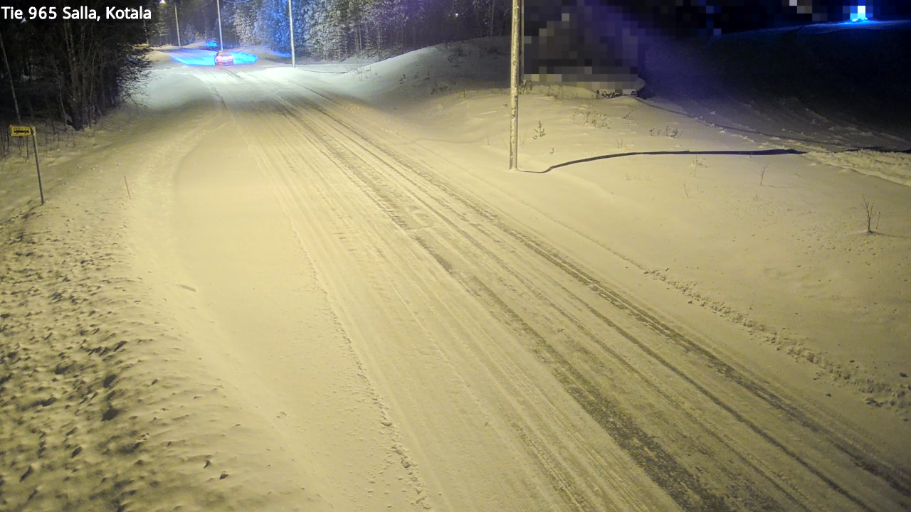 Weather Camera Image Väg 965 Salla, Kotala, Salla, Lappi