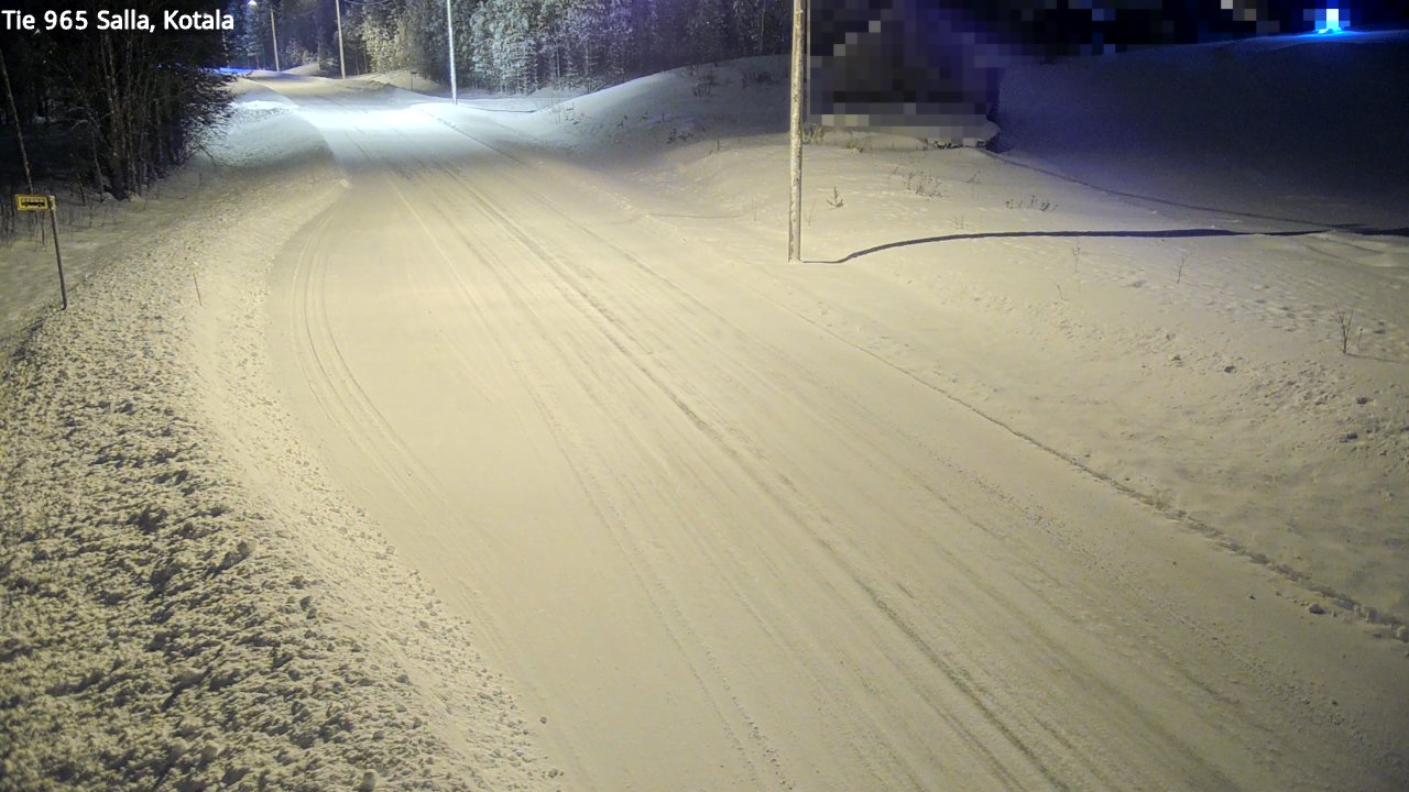 Weather Camera Image Väg 965 Salla, Kotala, Salla, Lappi