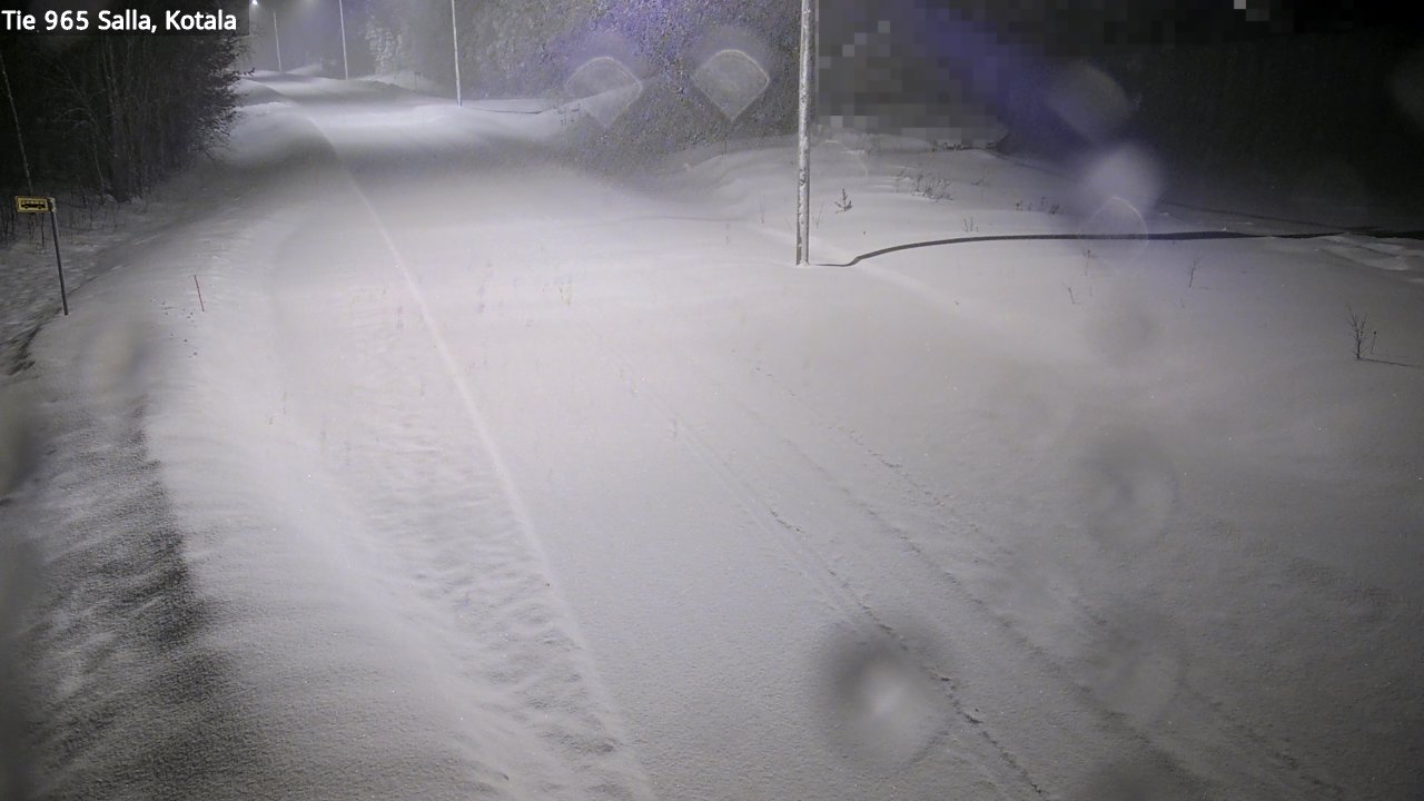 Weather Camera Image Väg 965 Salla, Kotala, Salla, Lappi