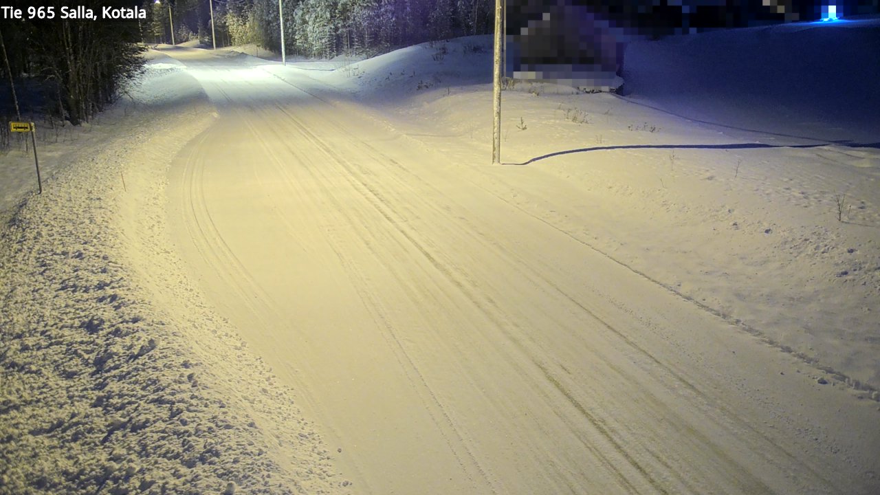 Weather Camera Image Väg 965 Salla, Kotala, Salla, Lappi