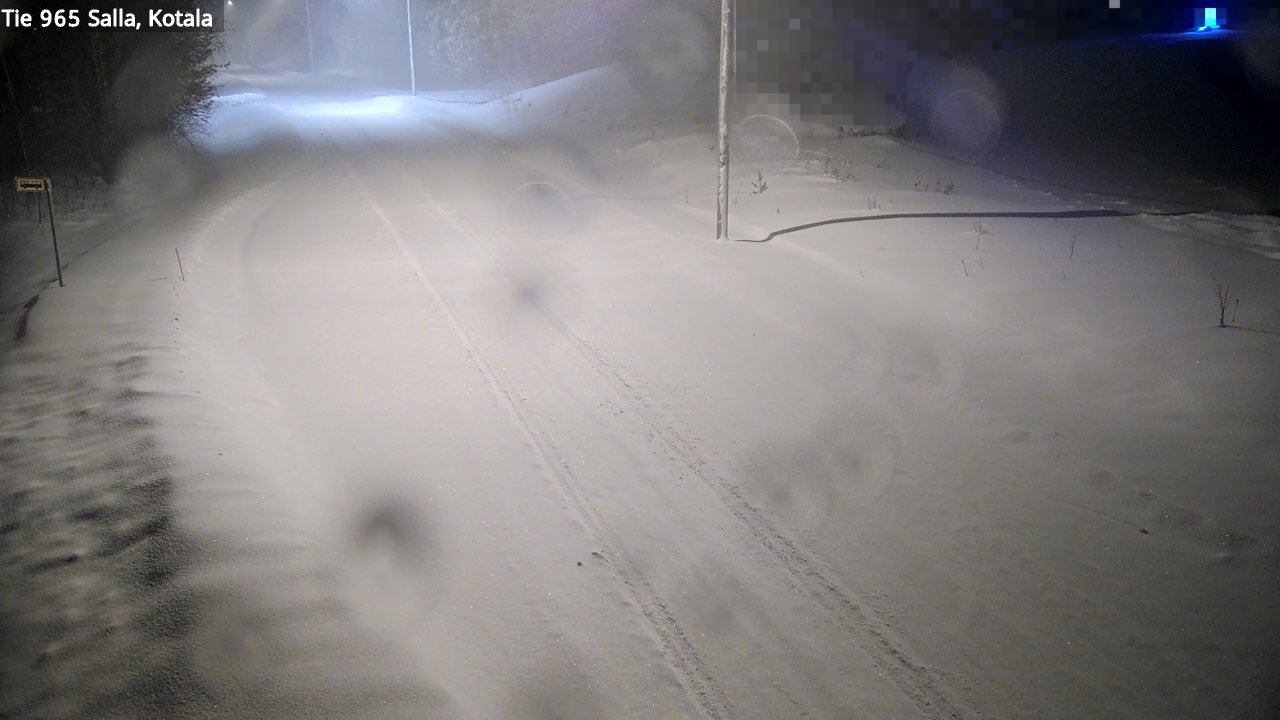 Weather Camera Image Väg 965 Salla, Kotala, Salla, Lappi
