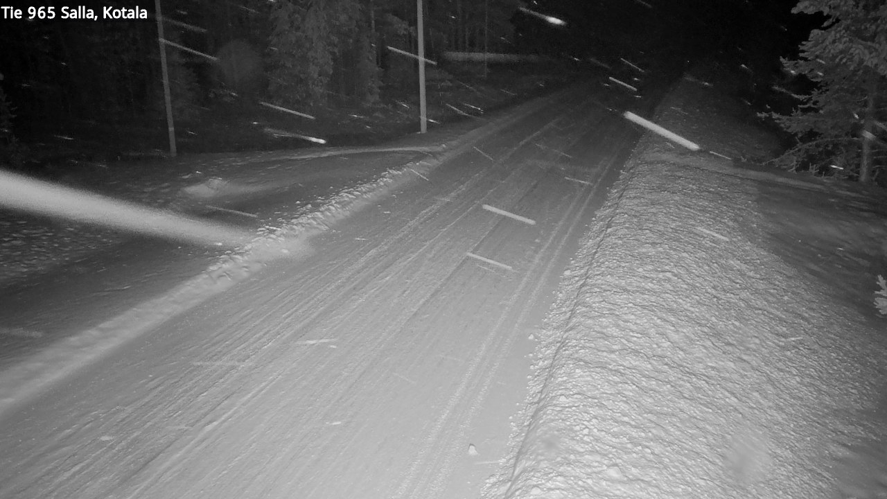 Weather Camera Image Väg 965 Salla, Kotala, Salla, Lappi