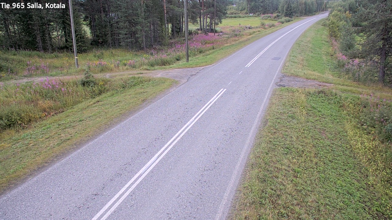 Weather Camera Image Väg 965 Salla, Kotala, Salla, Lappi