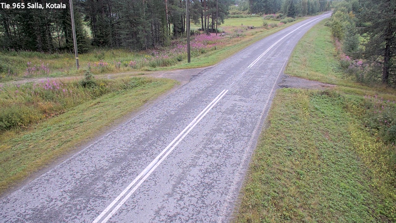 Weather Camera Image Väg 965 Salla, Kotala, Salla, Lappi