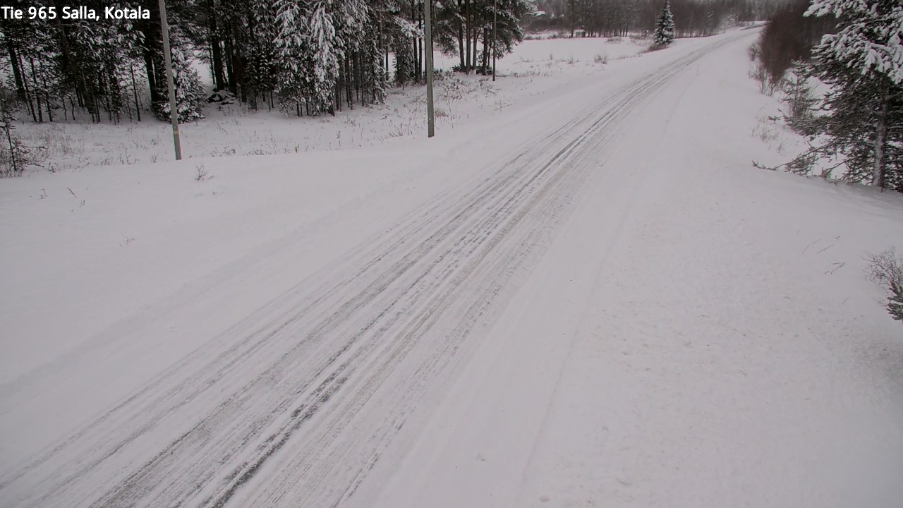 Weather Camera Image Väg 965 Salla, Kotala, Salla, Lappi