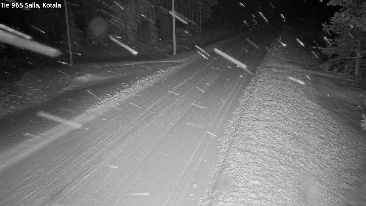 Weather Camera Image Väg 965 Salla, Kotala, Salla, Lappi
