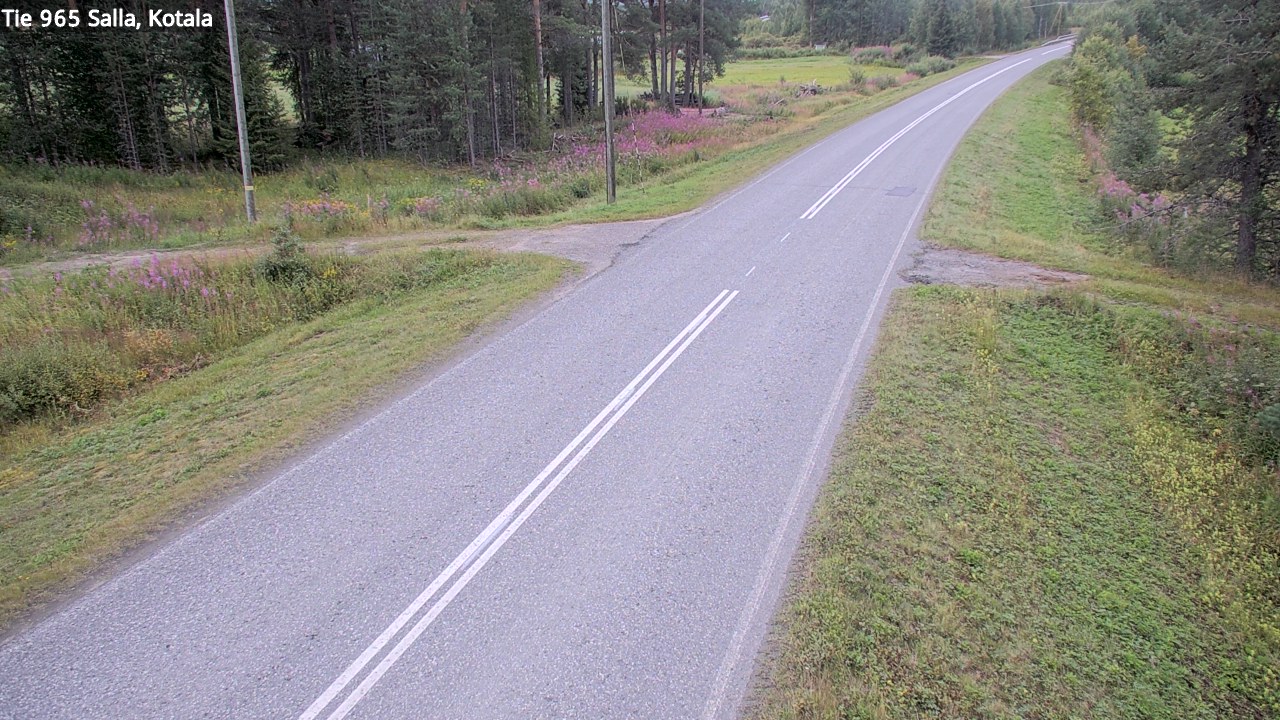 Weather Camera Image Väg 965 Salla, Kotala, Salla, Lappi