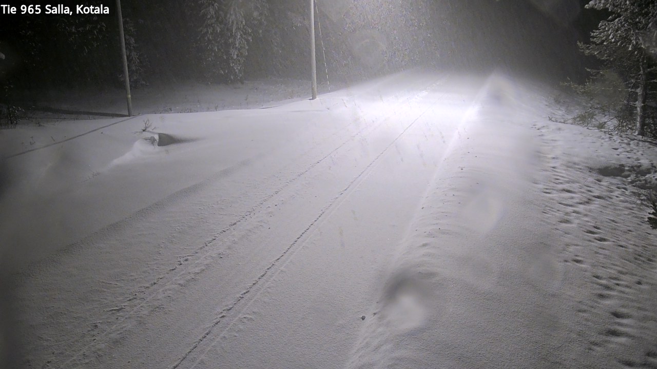 Weather Camera Image Väg 965 Salla, Kotala, Salla, Lappi