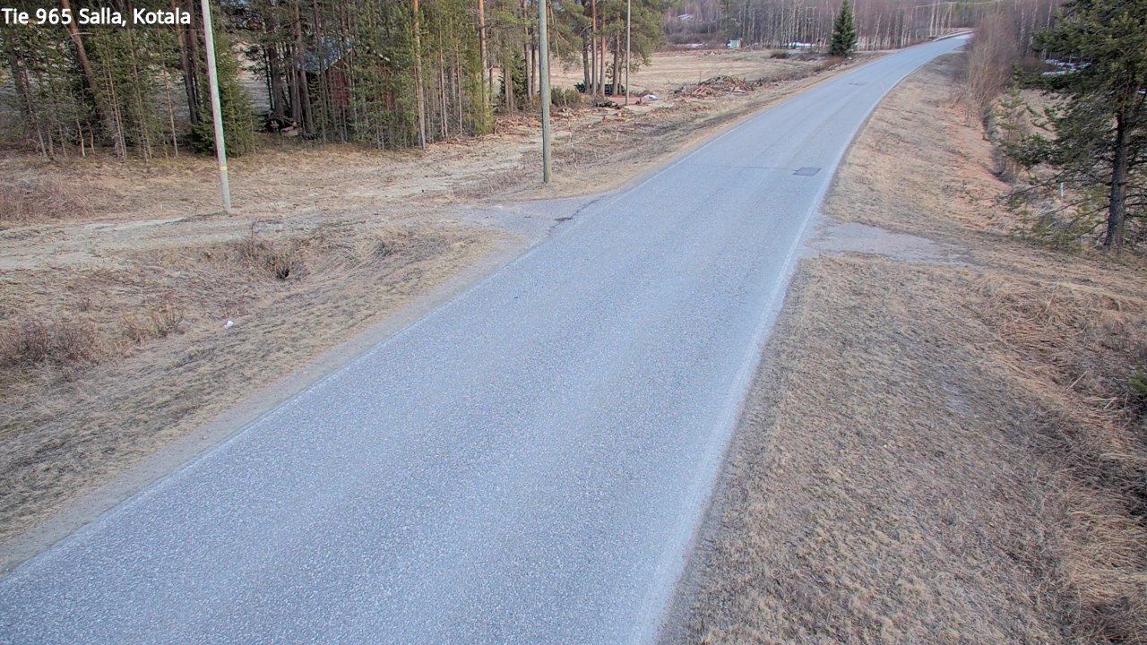Weather Camera Image Väg 965 Salla, Kotala, Salla, Lappi