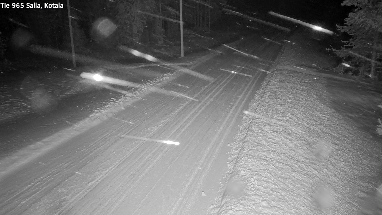 Weather Camera Image Väg 965 Salla, Kotala, Salla, Lappi