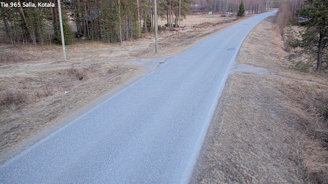 Weather Camera Image Väg 965 Salla, Kotala, Salla, Lappi