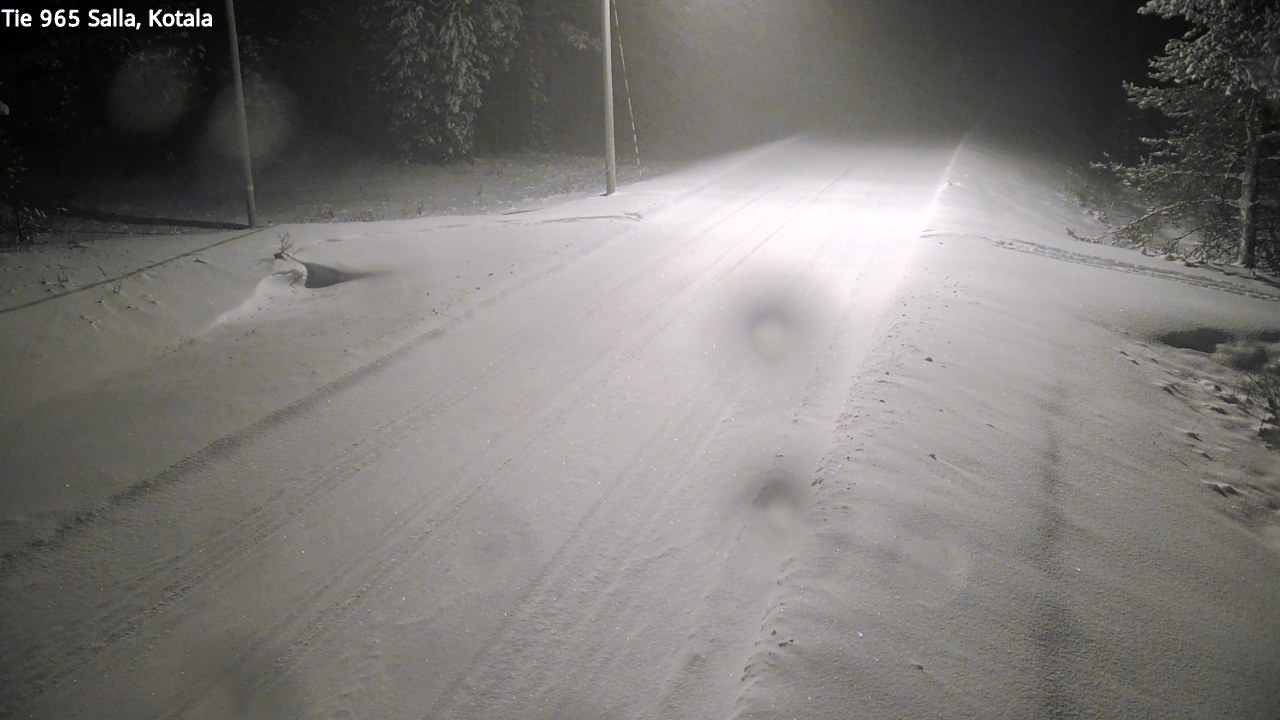 Weather Camera Image Väg 965 Salla, Kotala, Salla, Lappi