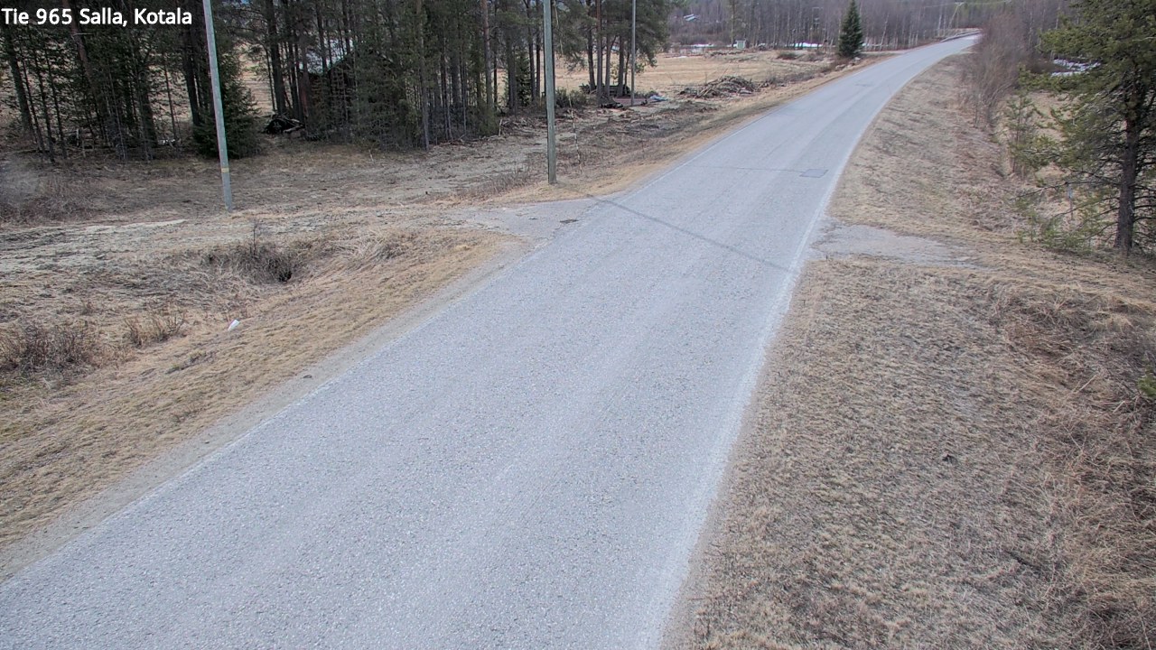 Weather Camera Image Väg 965 Salla, Kotala, Salla, Lappi