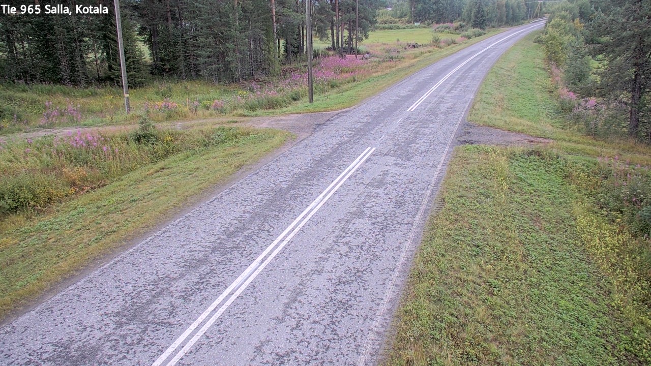 Weather Camera Image Väg 965 Salla, Kotala, Salla, Lappi