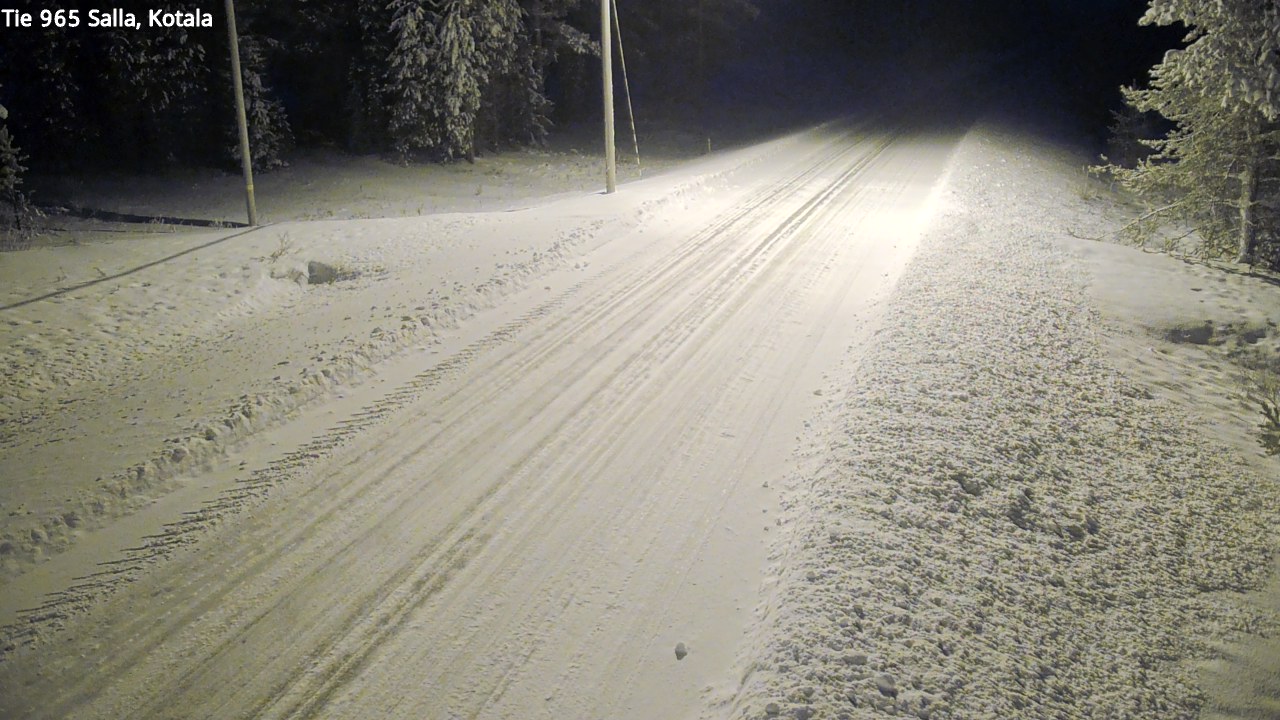 Weather Camera Image Väg 965 Salla, Kotala, Salla, Lappi