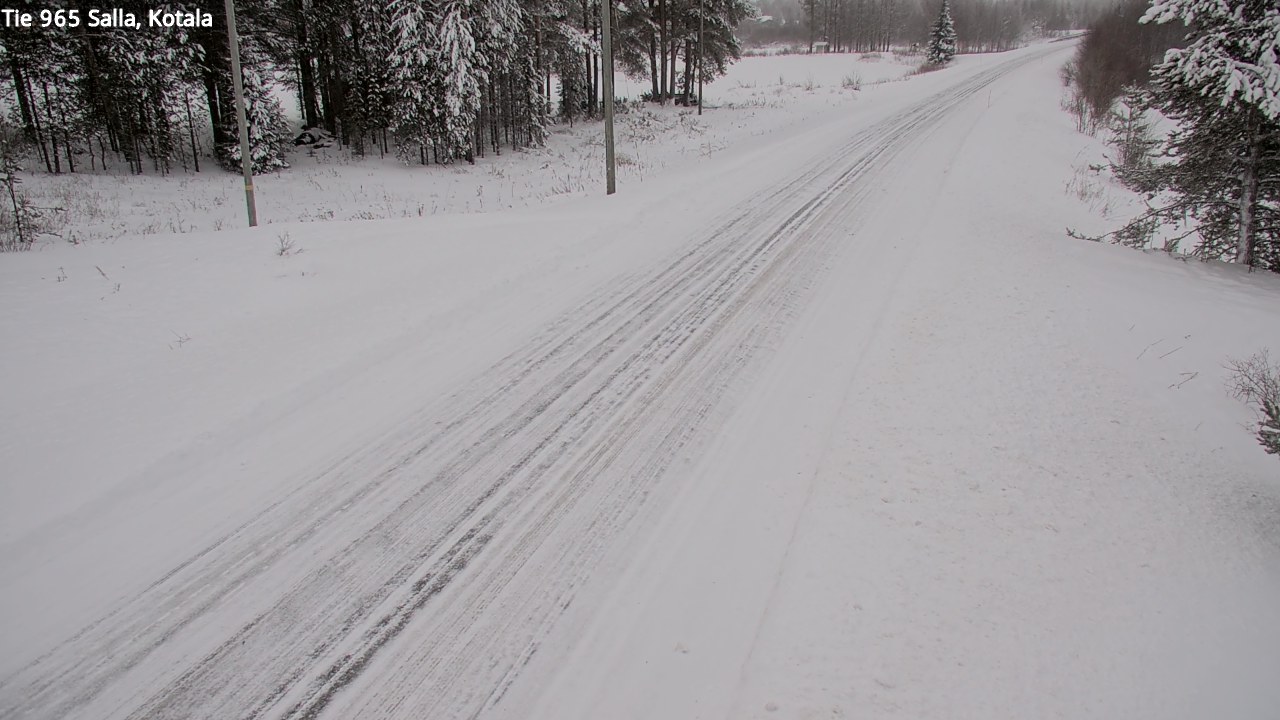 Weather Camera Image Väg 965 Salla, Kotala, Salla, Lappi