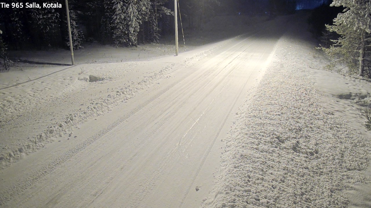 Weather Camera Image Väg 965 Salla, Kotala, Salla, Lappi