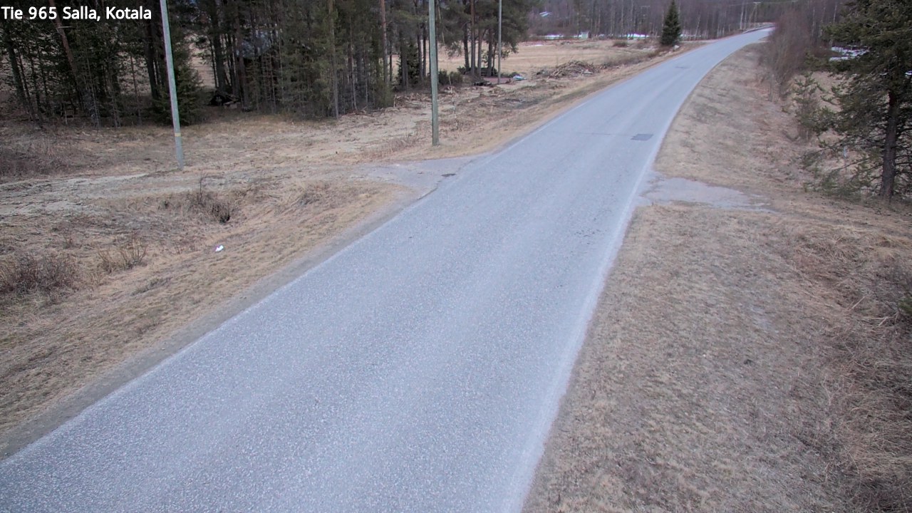 Weather Camera Image Väg 965 Salla, Kotala, Salla, Lappi