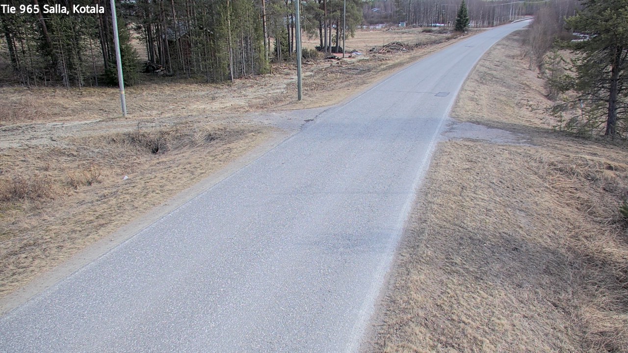 Weather Camera Image Väg 965 Salla, Kotala, Salla, Lappi