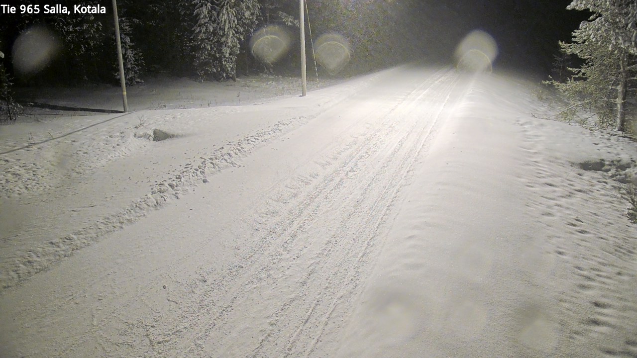 Weather Camera Image Väg 965 Salla, Kotala, Salla, Lappi