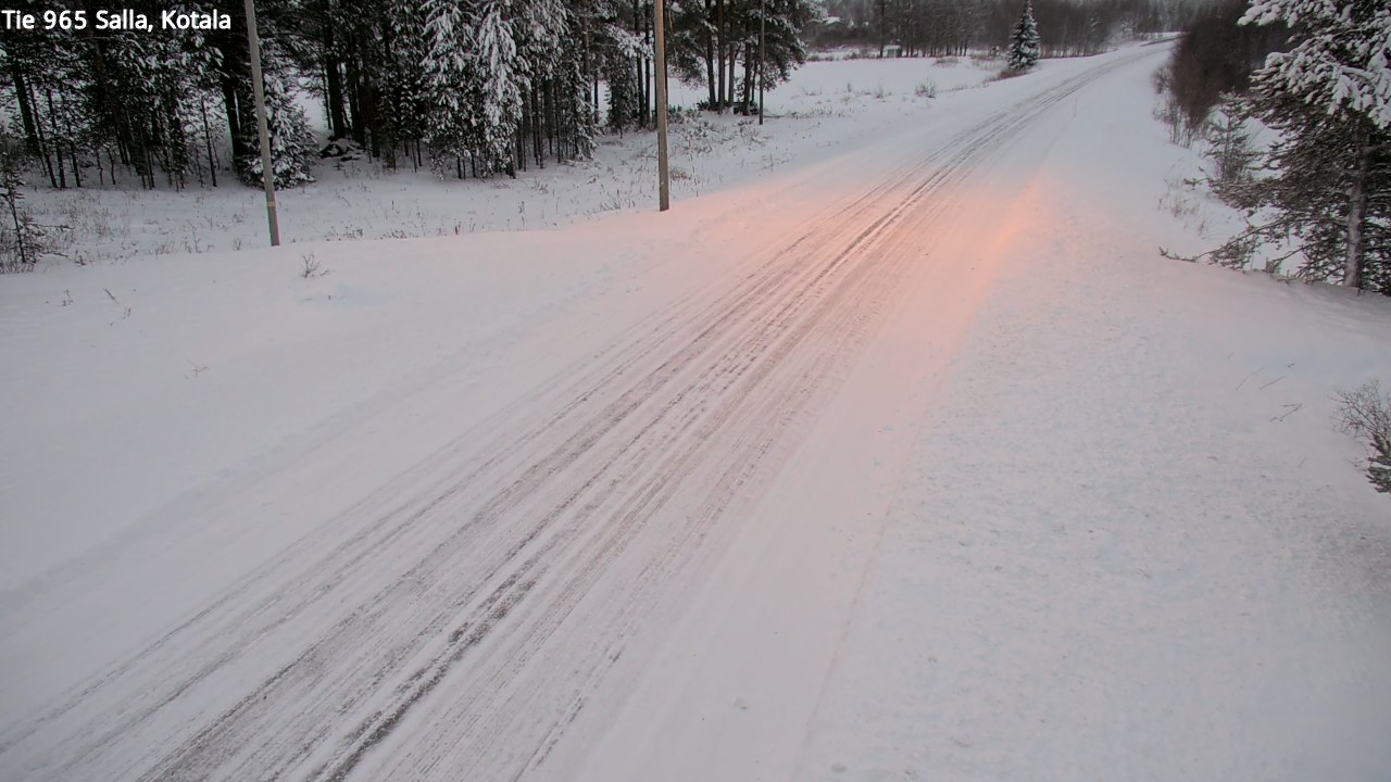 Weather Camera Image Väg 965 Salla, Kotala, Salla, Lappi