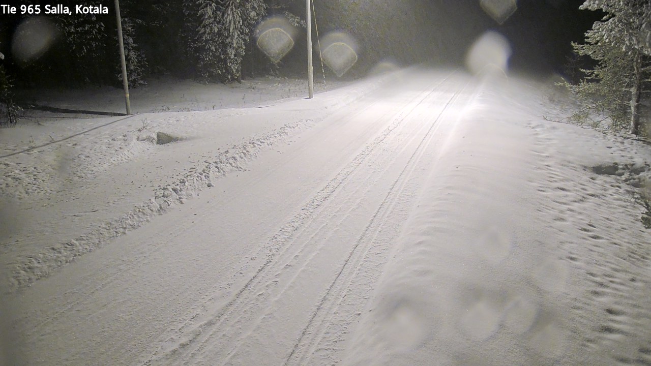 Weather Camera Image Väg 965 Salla, Kotala, Salla, Lappi