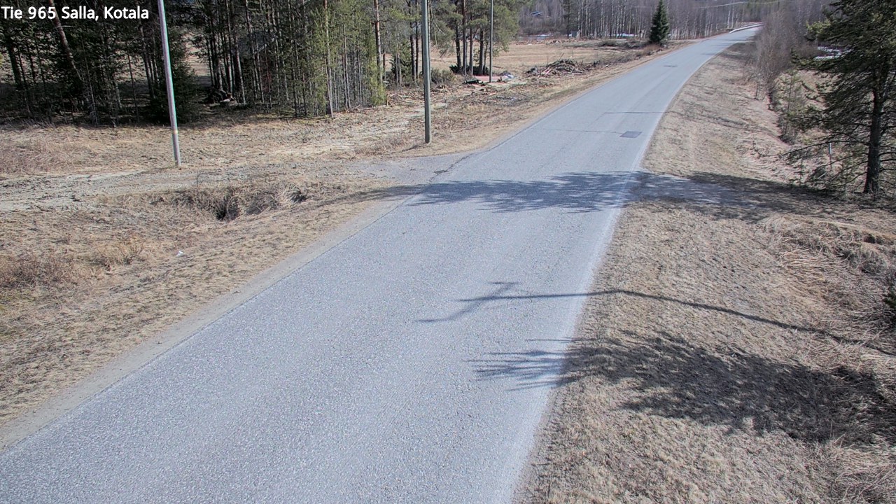 Weather Camera Image Väg 965 Salla, Kotala, Salla, Lappi