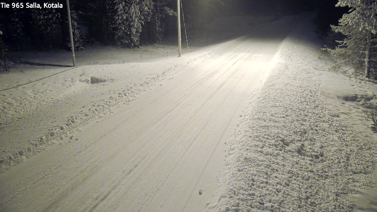 Weather Camera Image Väg 965 Salla, Kotala, Salla, Lappi