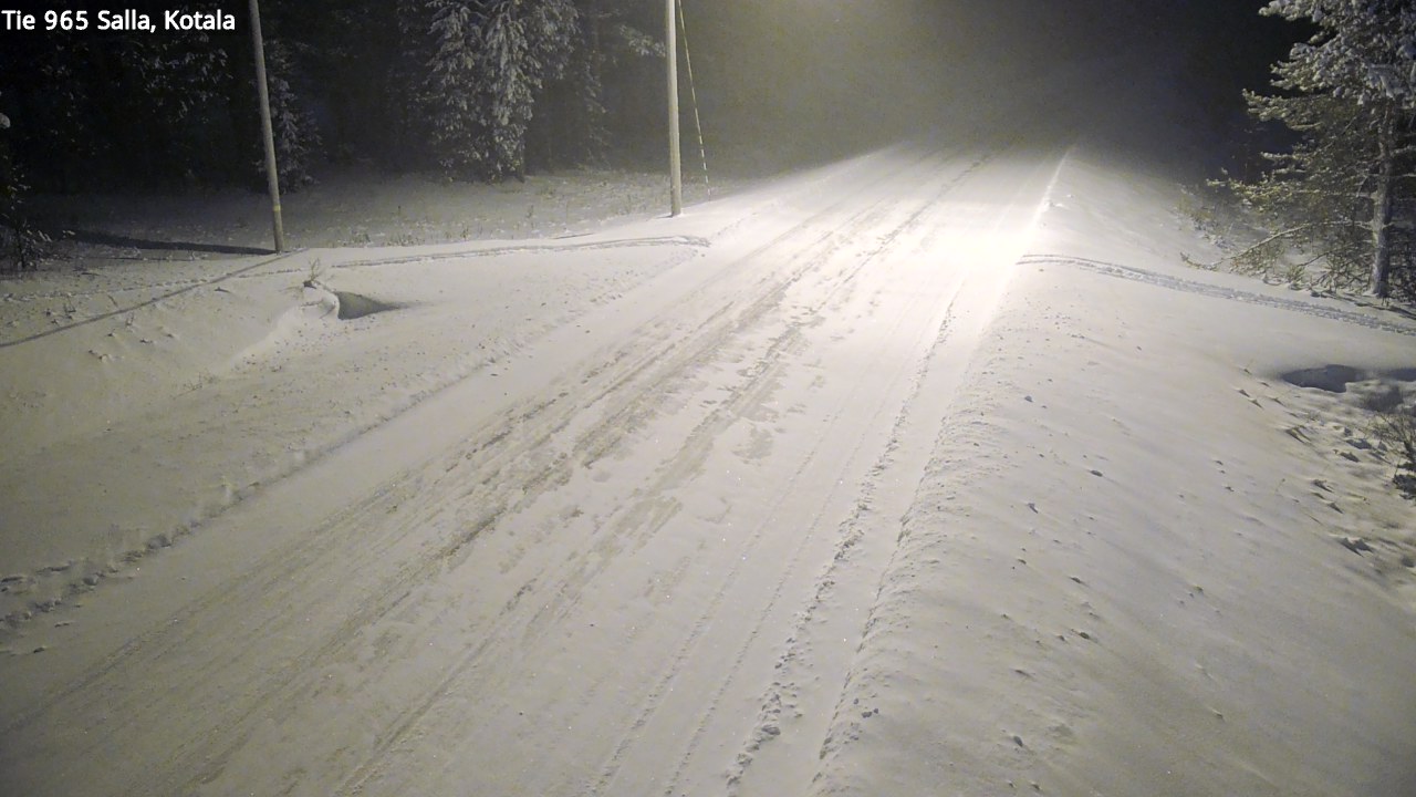 Weather Camera Image Väg 965 Salla, Kotala, Salla, Lappi