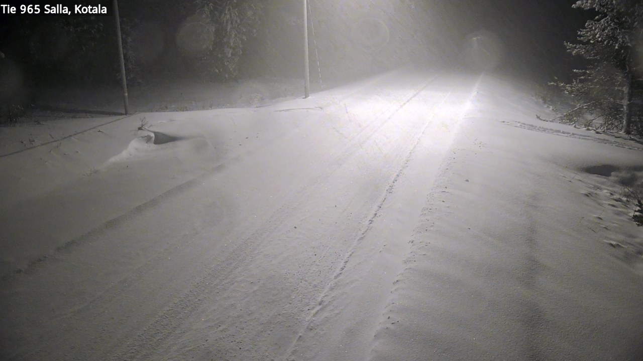 Weather Camera Image Väg 965 Salla, Kotala, Salla, Lappi