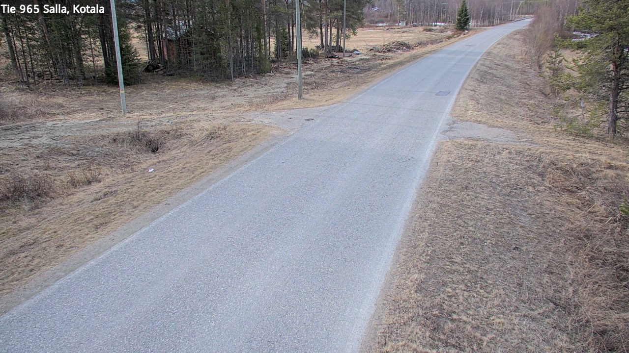 Weather Camera Image Väg 965 Salla, Kotala, Salla, Lappi