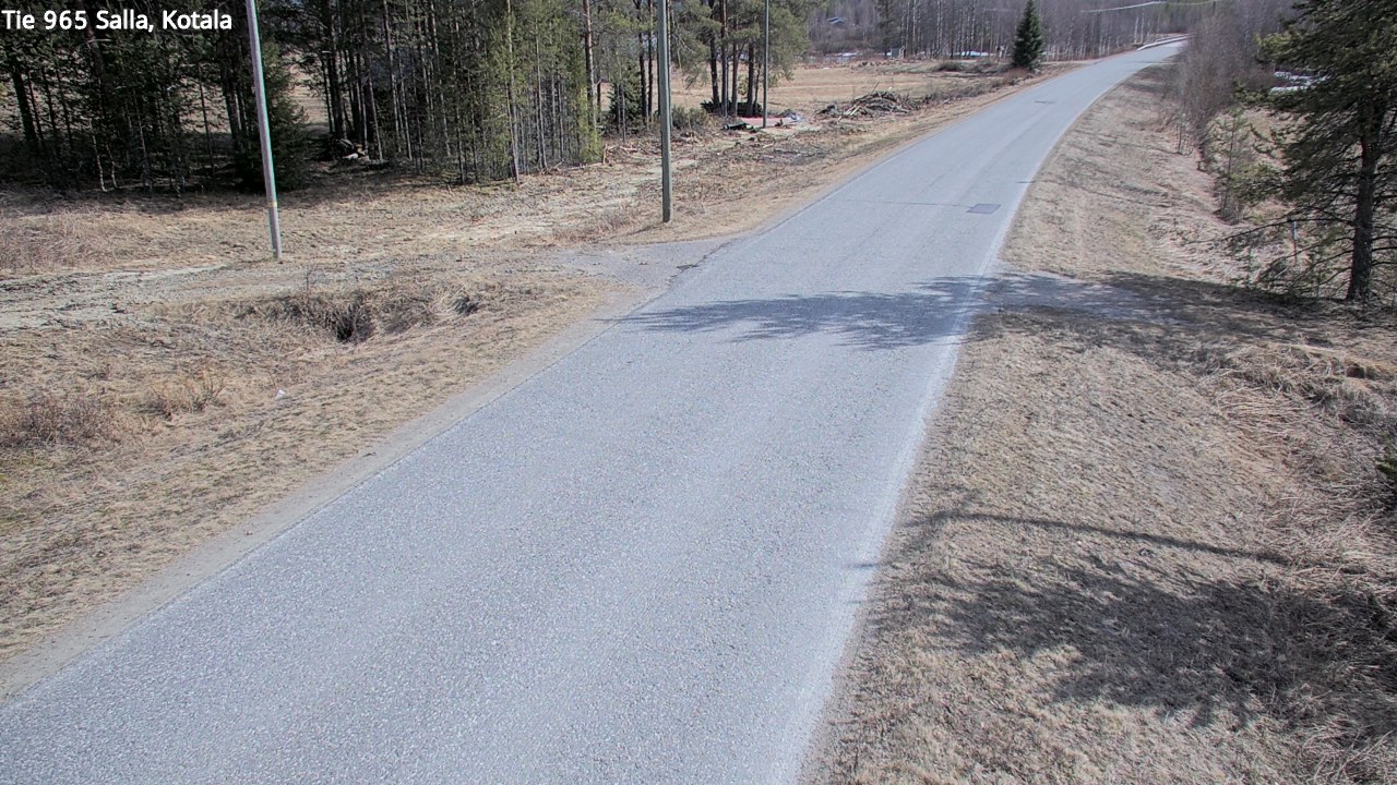 Weather Camera Image Väg 965 Salla, Kotala, Salla, Lappi