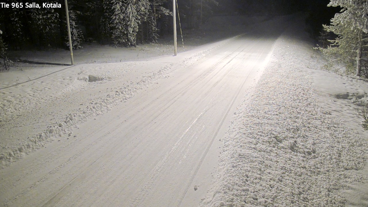 Weather Camera Image Väg 965 Salla, Kotala, Salla, Lappi