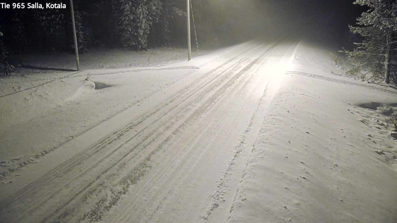 Weather Camera Image Väg 965 Salla, Kotala, Salla, Lappi