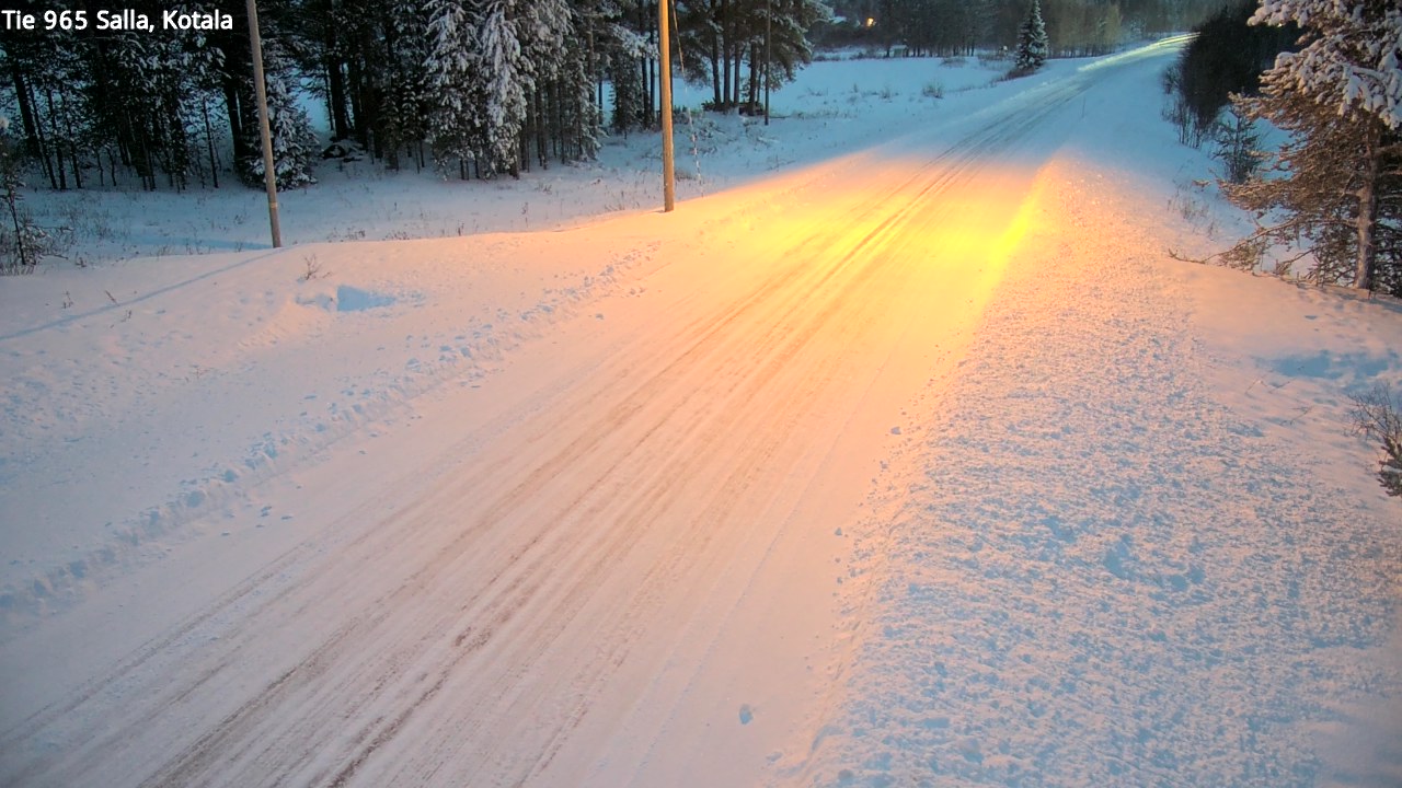 Weather Camera Image Väg 965 Salla, Kotala, Salla, Lappi