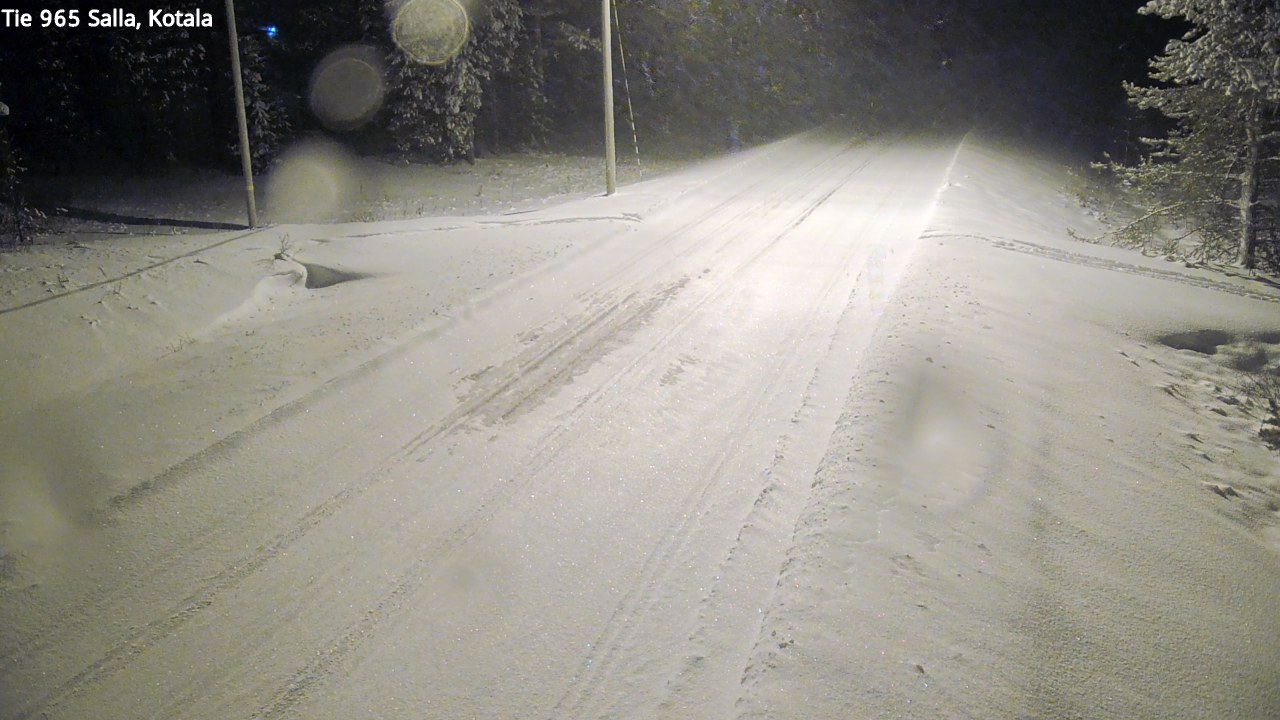 Weather Camera Image Väg 965 Salla, Kotala, Salla, Lappi
